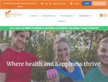 Tablet Screenshot of empoweredwellness.com